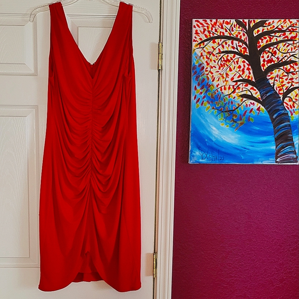 Red Calvin Klein Dress